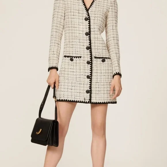 Veronica Beard Black and White Mini Dress - Picture 1 of 1